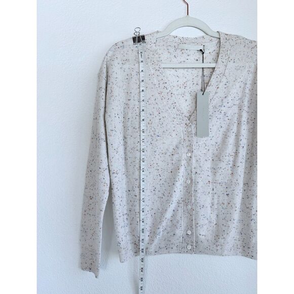 NWT Revolve One Gray Day Sloan 100% Cashmere Cardigan in Red & Blue Speckle XS - Picture 9 of 11